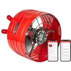2940 CFM Smart App Controlled 2-Speed Gable Mount Attic Fan