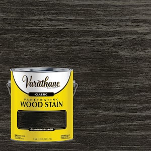 1 gal. Black Classic Interior Wood Stain (Case of 2)