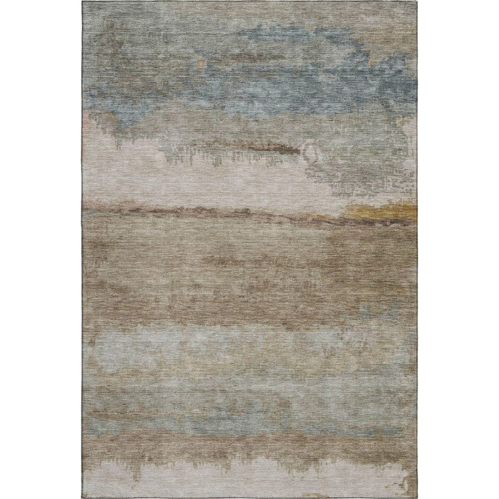 Mayfield Premium Machine Washable Abstract AMF2156 Beige 9 ft. x 12 ft. Area Rug price history on PriceWatchPro
