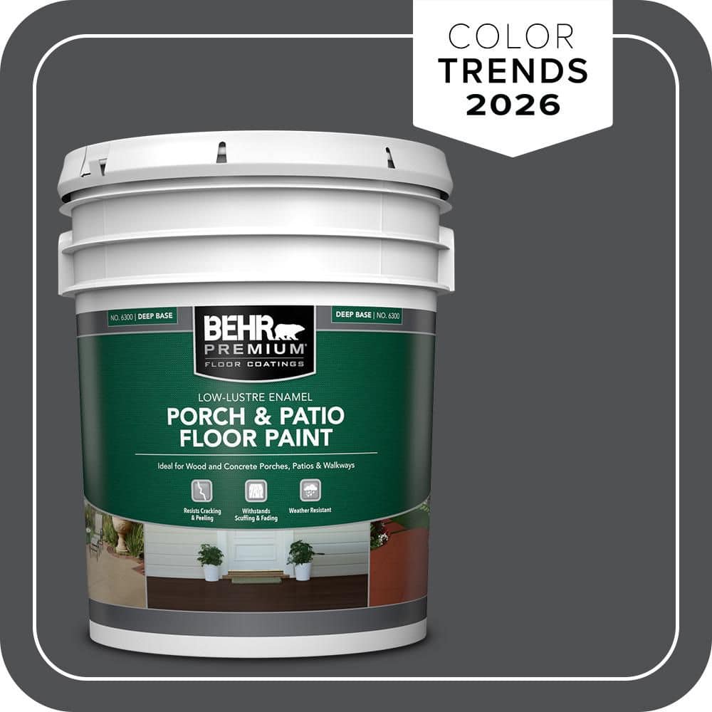 5 gal. #PPU18-01 Cracked Pepper Low-Lustre Enamel Interior/Exterior Porch and Patio Floor Paint price history on PriceWatchPro