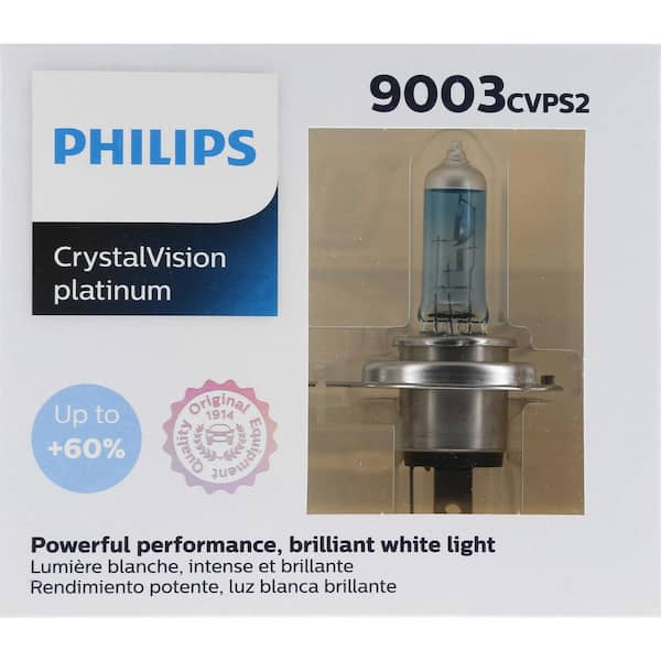  Philips 9003 CrystalVision Platinum Upgrade Headlight