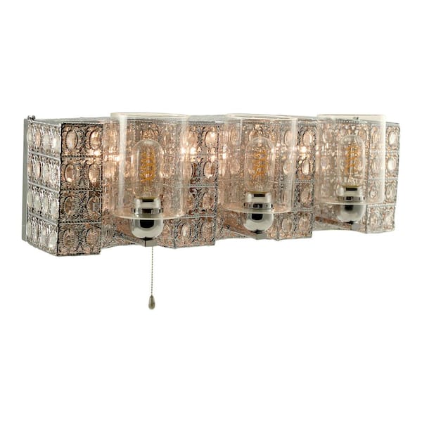 home depot crystal vanity light