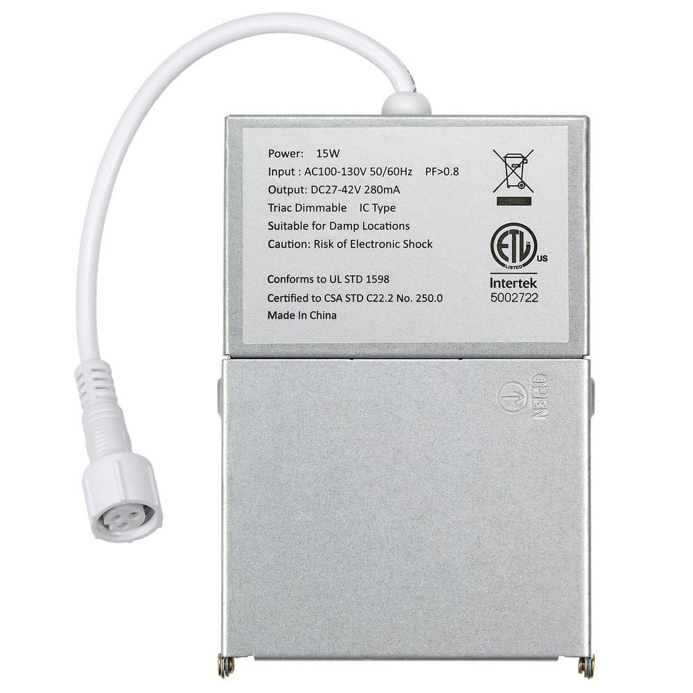 4-Inch White Aluminum LED Recessed Downlight with Junction Box