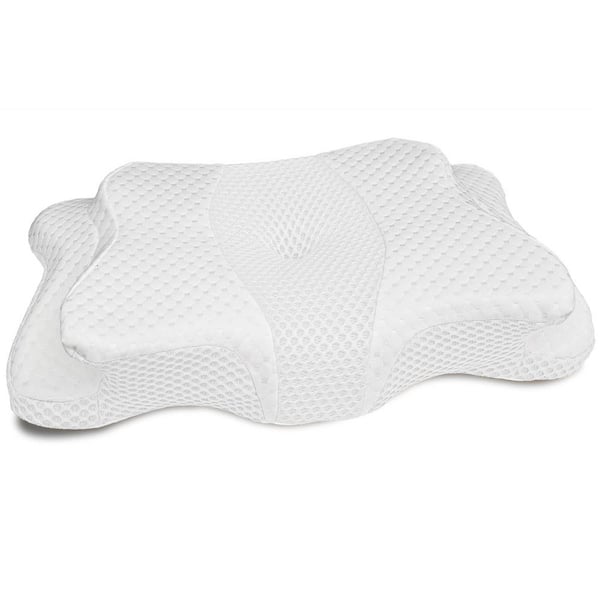 Unbranded 5X Pain Relief Cervical Pillow for Neck and Shoulder Support, Hollow Design Cervical Memory Foam Pillows, White
