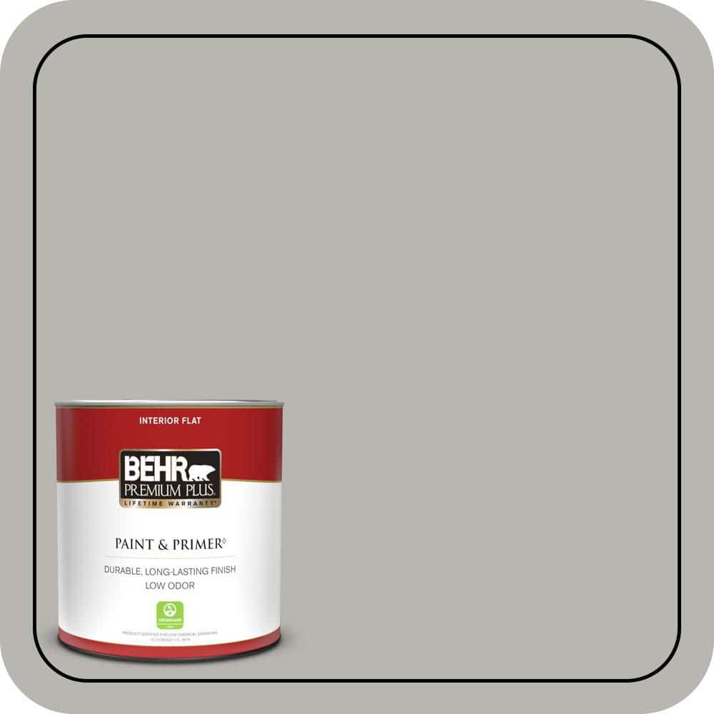 1 qt. Home Decorators Collection #HDC-MD-26 Sonic Silver Flat Low Odor Interior Paint & Primer price history on PriceWatchPro