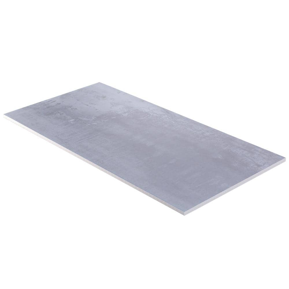 Aspire 12" x 24" Gray Matte Porcelain Wall & Floor Tile