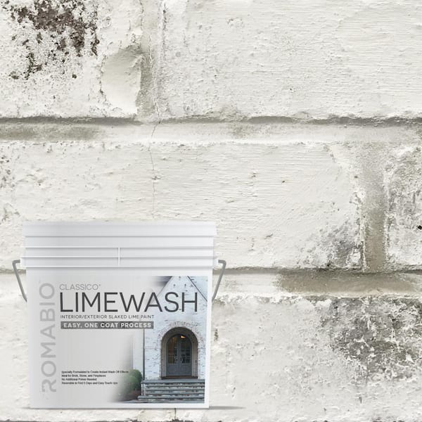 0.67 Gal. Avorio White Limewash Interior/Exterior Paint
