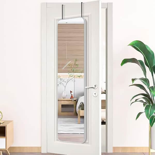 Silver 14 in. W x 47 in. H Rectangle Door Mirror MORROR7 - The