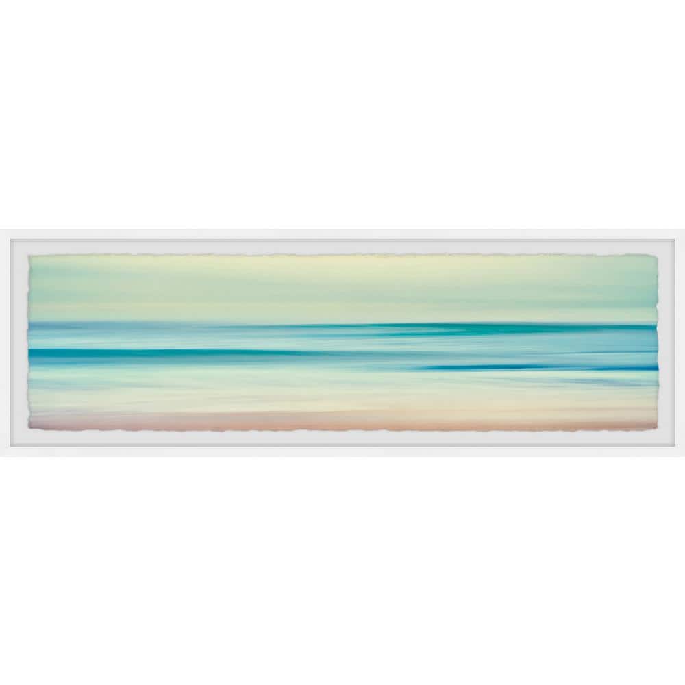 Smooth Seas by Marmont Hill Framed Nature Art Print 10 in. x 30 in.