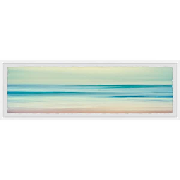 Unbranded "Smooth Seas" by Marmont Hill Framed Nature Art Print 10 in. x 30 in.