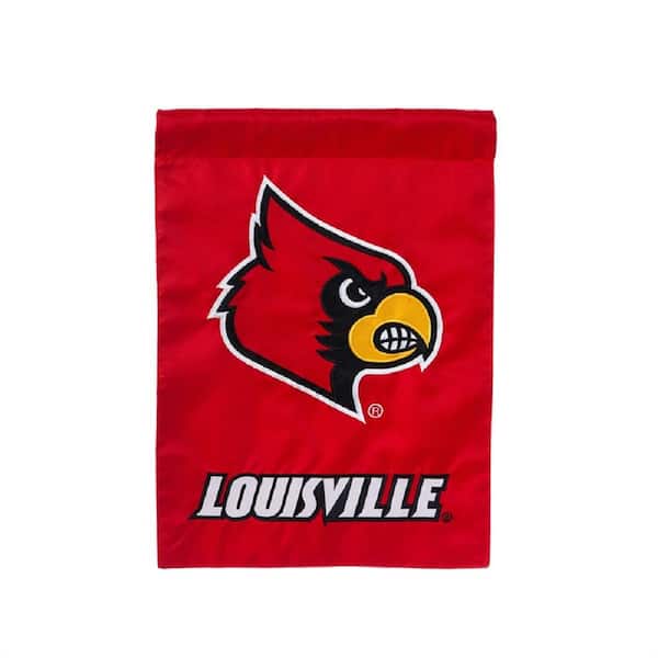 NCAA 1 ft. x 1-1/2 ft. University of Louisville 2-Sided Garden Flag
