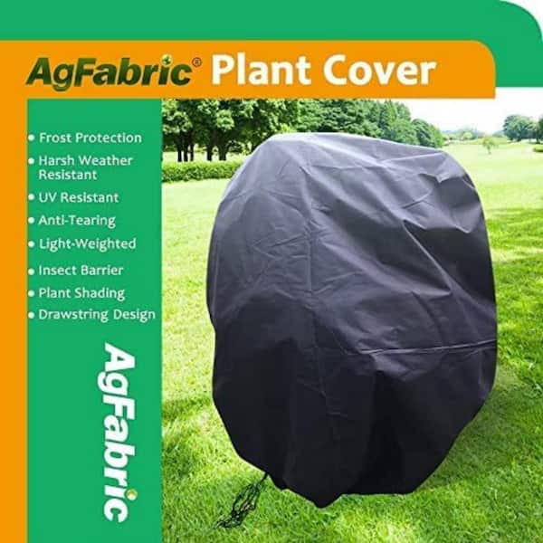Agfabric 96 in. x 96 in. 1.5 oz. Navy Plant Cover Freeze Frost Protection Bag