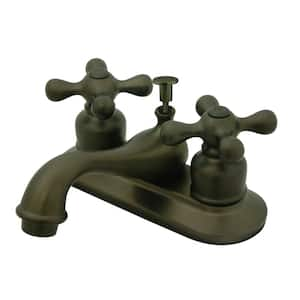 Restoration 4 in. Centerset 2-Handle Bathroom Faucet in Oil Rubbed Bronze