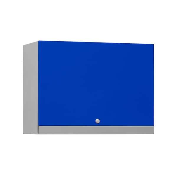 NewAge Products Performance 18 in. H x 24 in. W x 12 in. D Steel Wall Cabinet in Blue