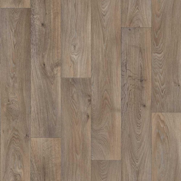 Mohawk Take Home Sample - Walnut Plank Vinyl Sheet - 6 in. x 9 in