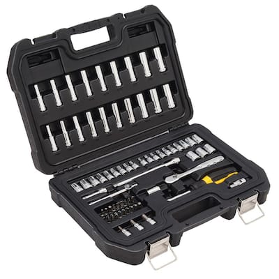 DEWALT 1/4 in. and 3/8 in. Drive Combination Socket Set (61-piece ...