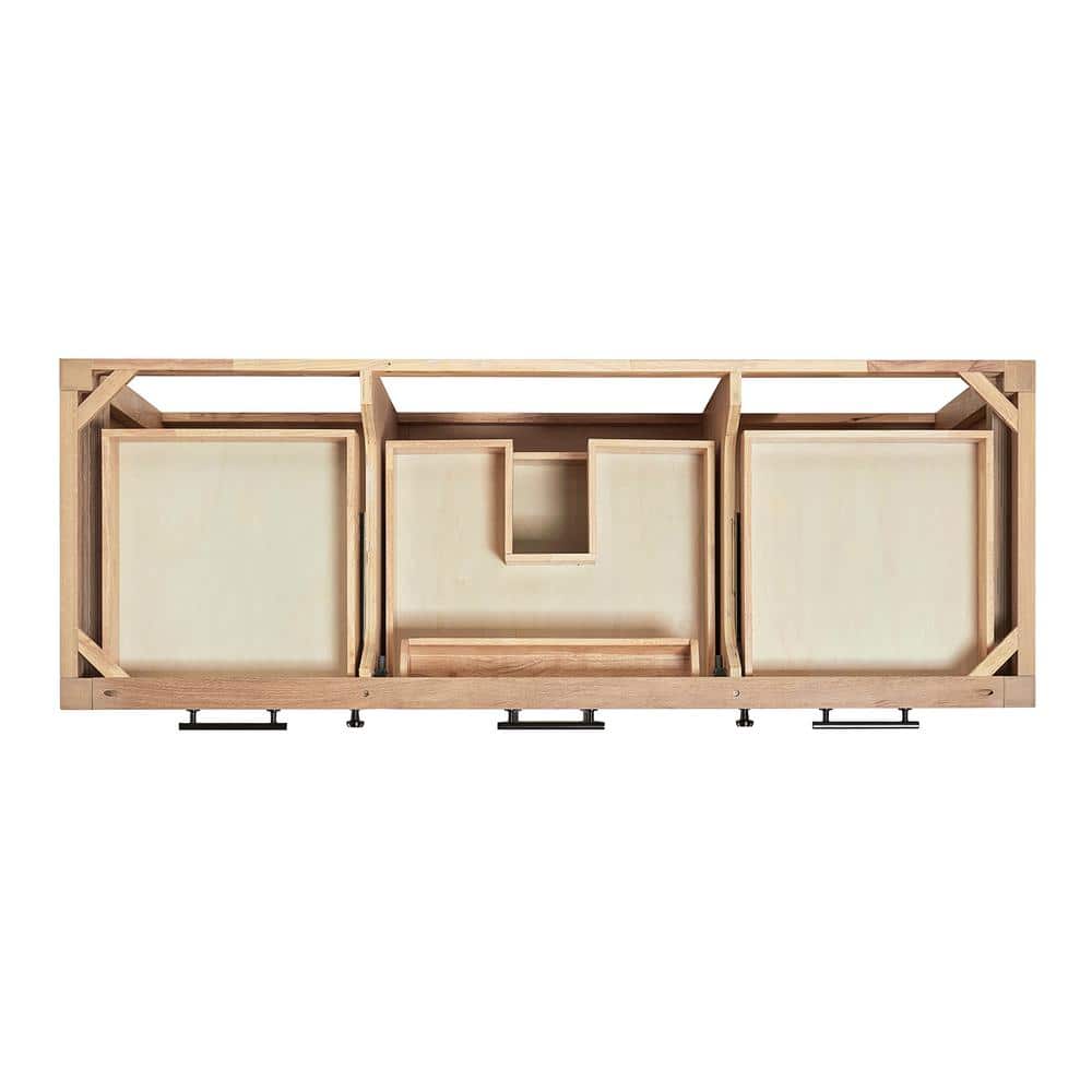 Camila 60" Light Brown Oak Freestanding Vanity Base