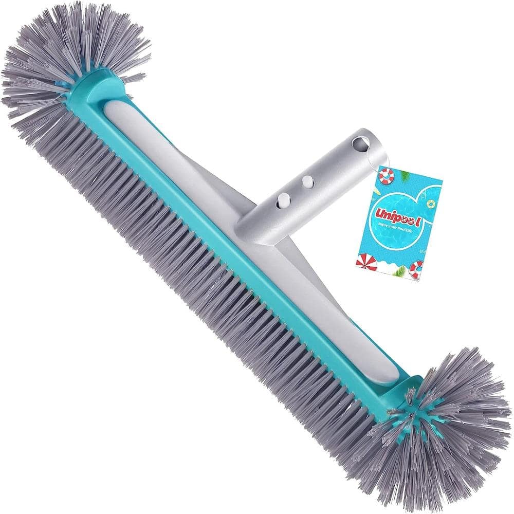 17.5 in. Blue Pool Brush – Lightweight Reinforced Aluminum with Curved Edge for Vinyl Liner, Fits 1-1/4 in. Pole price history on PriceWatchPro