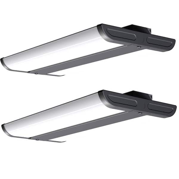 bulbeats 1.97 ft. LED High Bay Shop Light, Black 150W 21500LM 5000K for Warehouse Workshop Garage AC100-277V-2 Pack