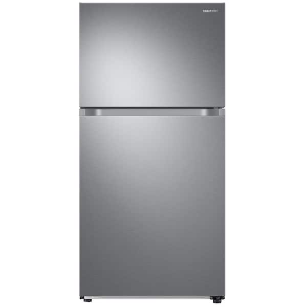 Samsung 33 in. 21 cu. ft. Top Freezer Refrigerator with FlexZone and Ice Maker in Fingerprint-Resistant Stainless Steel