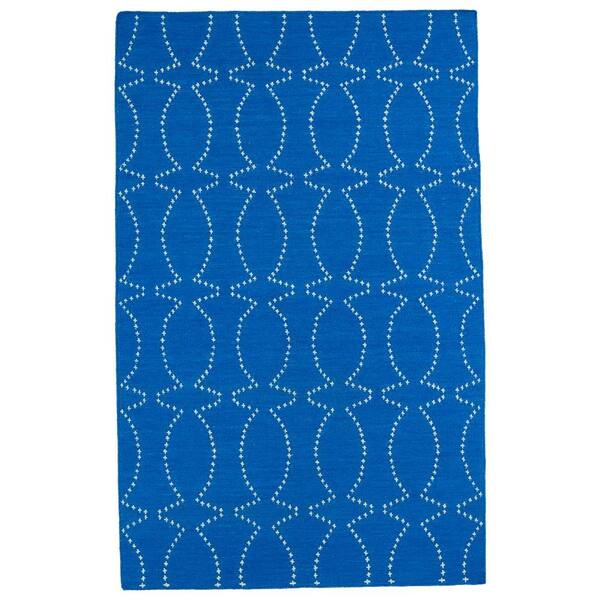 Kaleen Glam Blue 4 ft. x 6 ft. Area Rug