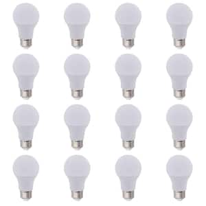 60-Watt Equivalent A19 Non-Dimmable CEC Rated LED Light Bulb Soft White (16-Pack)