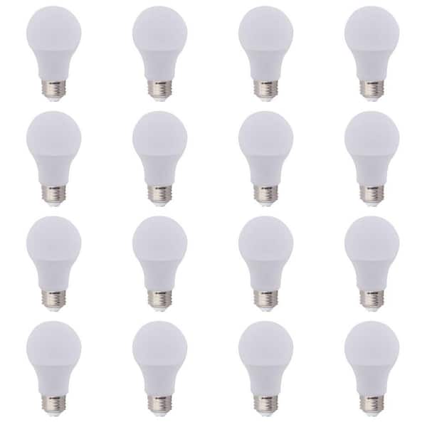 Unbranded 60-Watt Equivalent A19 Non-Dimmable CEC Rated LED Light Bulb Daylight (16-Pack)