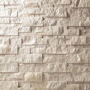 XL Sanddune Ledger Panel 9 in. x 24 in. Splitface Limestone Wall Tile (4.5 sq. ft./Case)