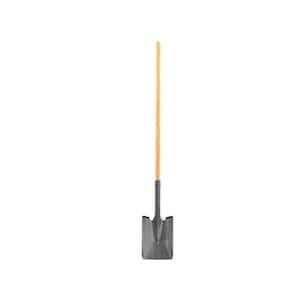 47 in. Wood Handle Professional Square Point Shovel