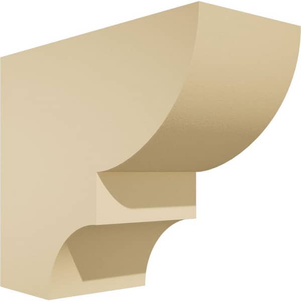 Ekena Millwork Standard Ridgewood 5 in. W x 10 in. H x 12 in. D Signature Urethane Rafter Tail Outlooker
