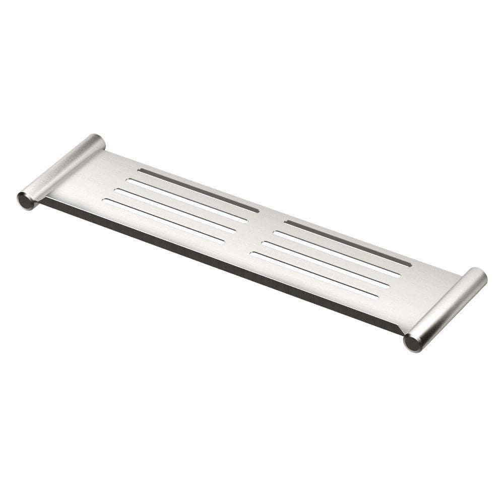 UPC 011296146105 product image for 19 in. W Elegant Shower Shelf in Brushed Nickel | upcitemdb.com