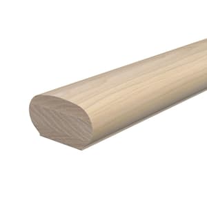 Stair Parts 6042 16 ft. Unfinished Poplar Solid Wall Handrail