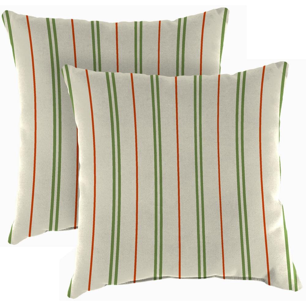 18 in. L x 18 in. W x 4 in. T Outdoor Throw Pillow in Gallan Cedar (2-Pack) price history on PriceWatchPro