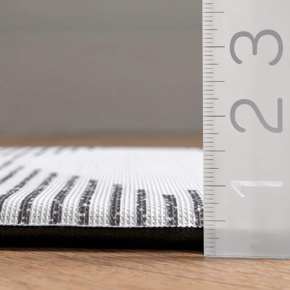 Gray and White Rectangular Anti-Fatigue Comfort Mat
