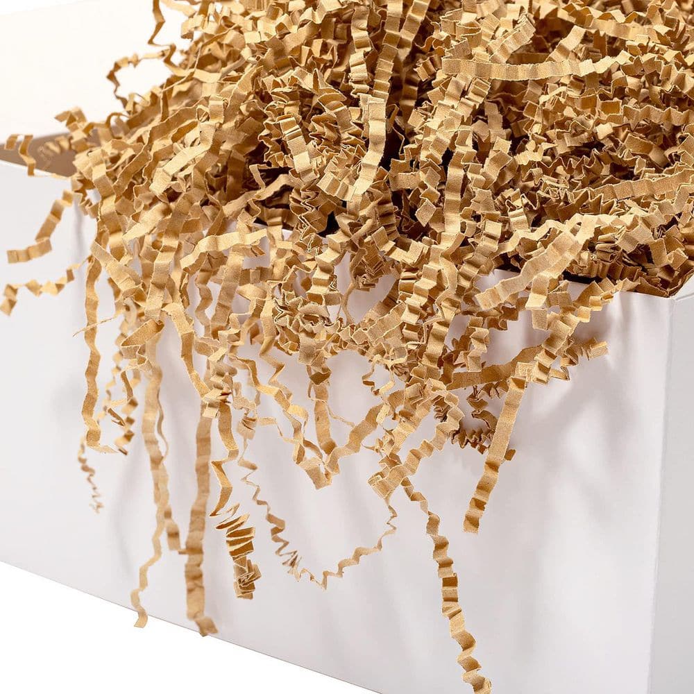 1 lbs. Crinkle Cut Paper Shred Filler Brown for Gift Boxes and Baskets Eco-Friendly Kraft Cushion for Holiday Packaging price history on PriceWatchPro