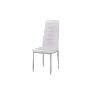Parvati White Modern Side Chairs (Set of 2)