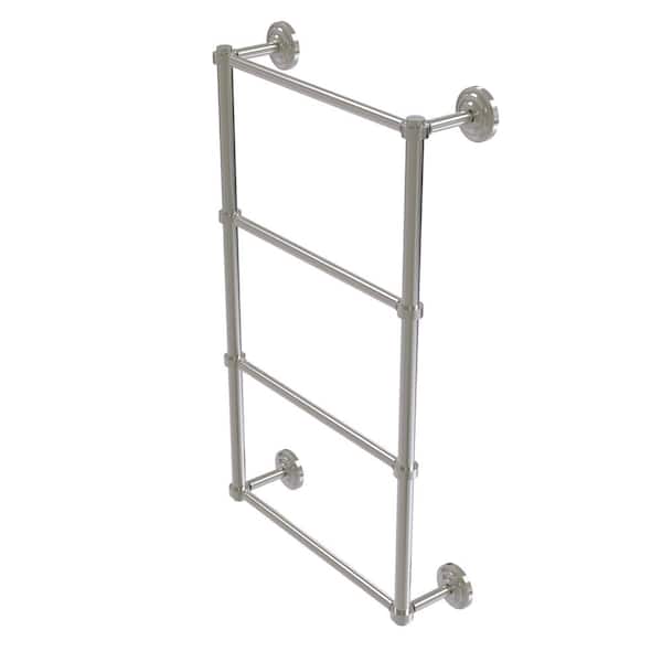Allied Brass Que New Collection 36 in. Wall Mounted Guest Towel Holder in Satin Nickel