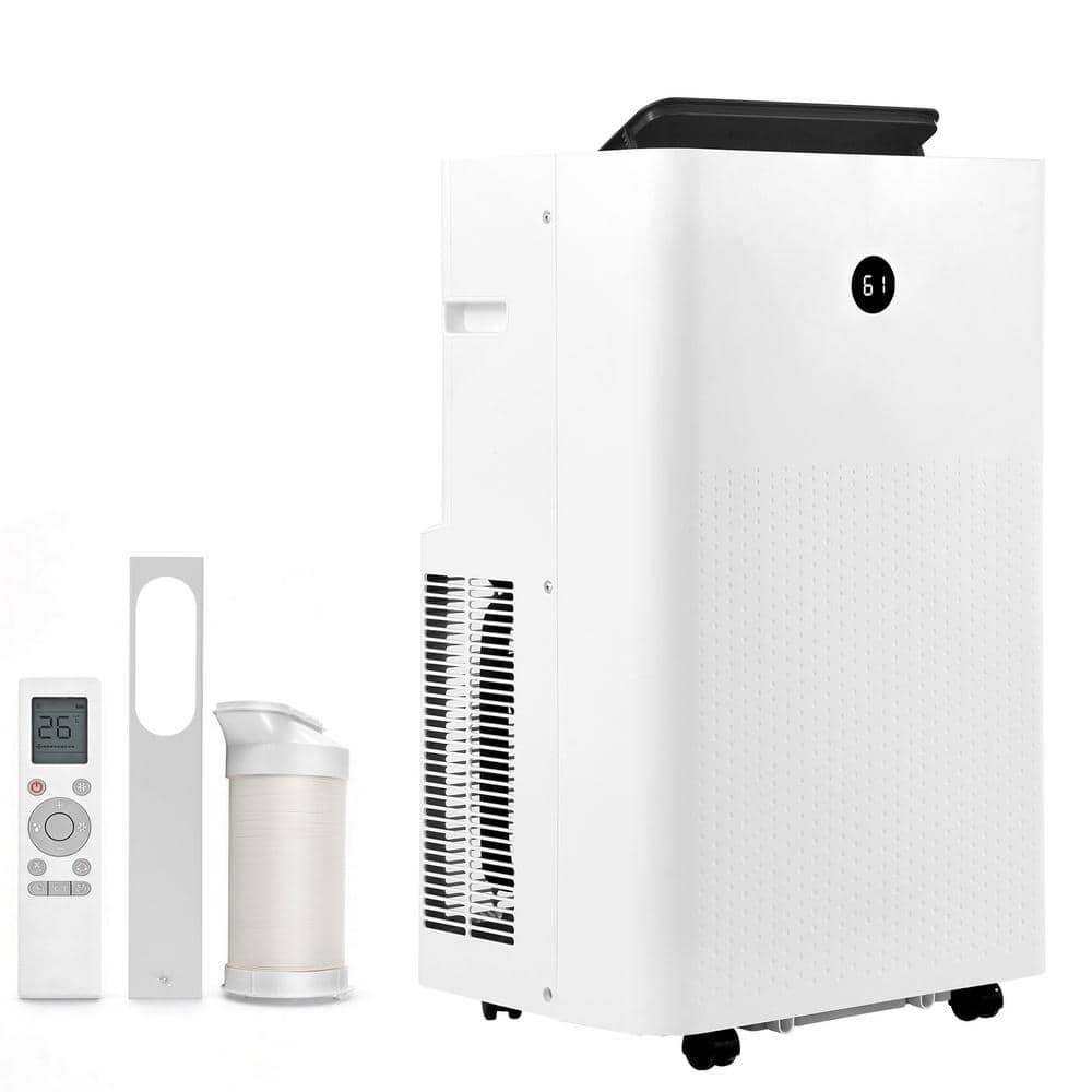 14,000 BTU Portable Air Conditioner and Heater 5-in-1 AC Unit with Remote for Rooms Cool Heat Dehumidify Fan White price history on PriceWatchPro