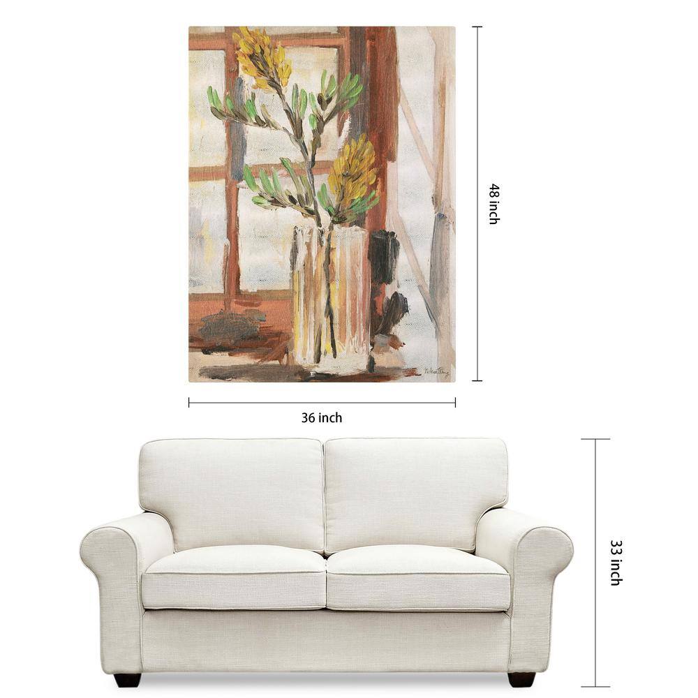 Timeless Serenity II Gold Metallic Shagreen Wrapped Canvas Wall Art