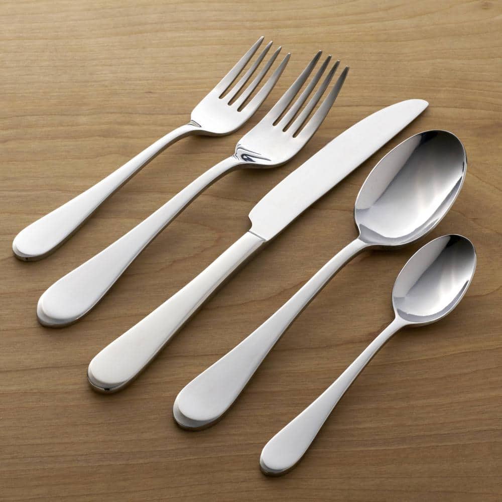 Oneida Icarus 45-Piece Stainless Steel Flatware Set, Service for 8