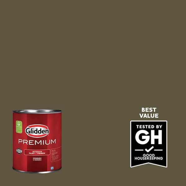 Glidden Premium 1 qt. PPG1027-7 Grapevine Flat Interior Paint
