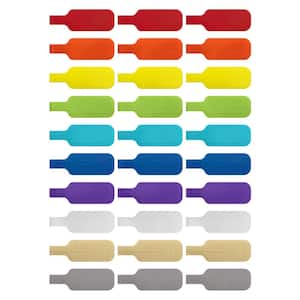 Medium Cable Labels Multi-Color (30-Pack)