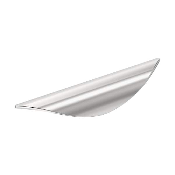 Amerock Current 3 in. (76 mm) Modern Polished Chrome Edge Cabinet Pull