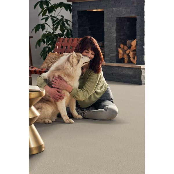 Sycamore I - Chestnut - Brown 45 oz. SD Polyester Texture Installed Carpet