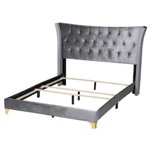Easton Gray Queen Panel Bed