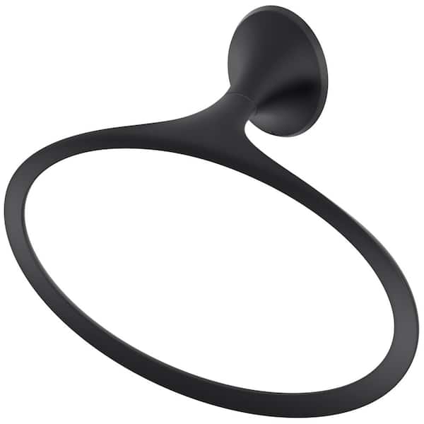 Pfister Rhen Towel Ring in Matte Black