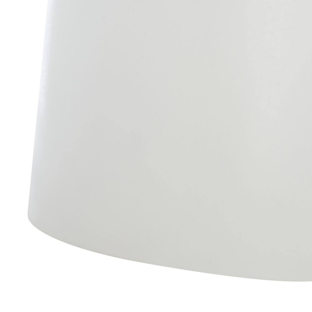 White Round Acrylic Minimalist Coffee Table