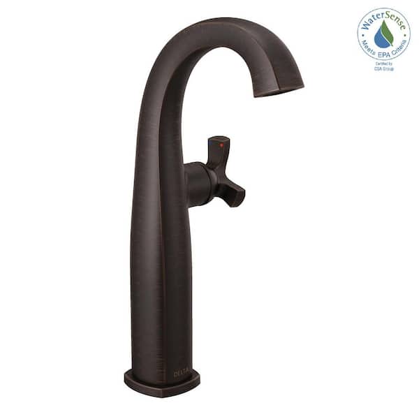 Delta Trinsic Venetian Bronze 1-handle Vessel WaterSense Bathroom Sink Faucet