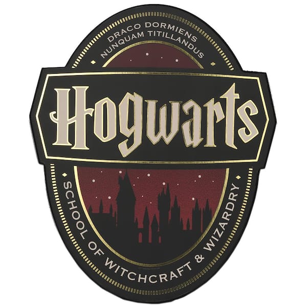 Open Road Brands Welcome to Hogwarts Harry Potter Wood Wall Decor