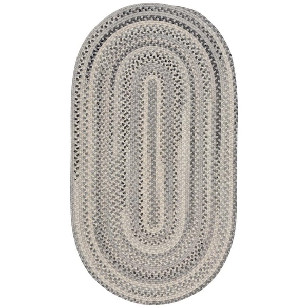 Capel Tooele Grey 2 ft. x 3 ft. Oval Area Rug